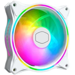 1 x Cooler Master MF120 Halo2 ARGB Fan - White
