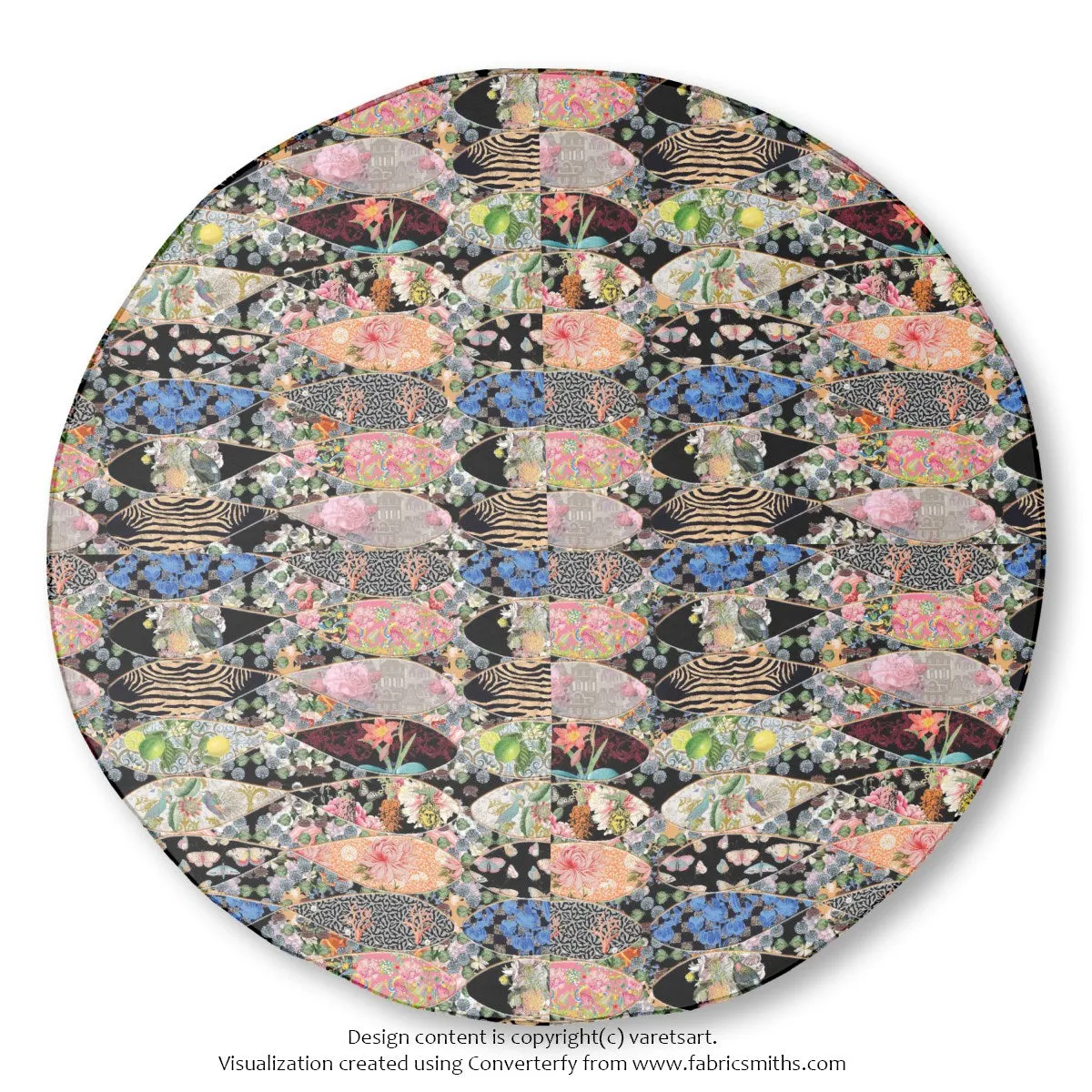 24 kamni - Area Rug 79 Round