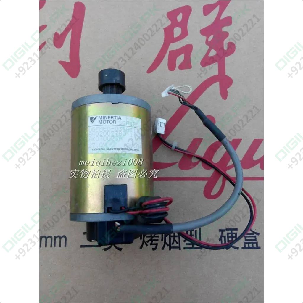 24v Japan Yaskawa Servo Dc Motor With Encoder Ugfmed-03sri11 0v To 27v Maximum