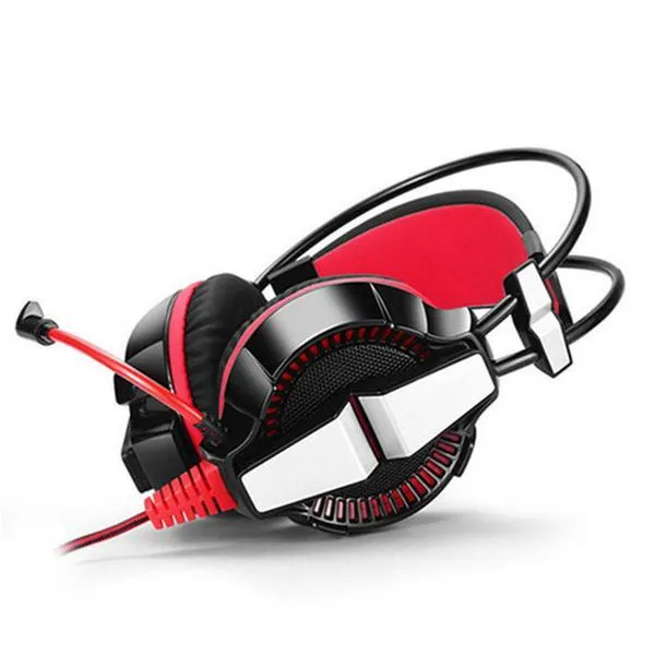 3.5mm In line Control Bass LED Gaming Headphone wi
