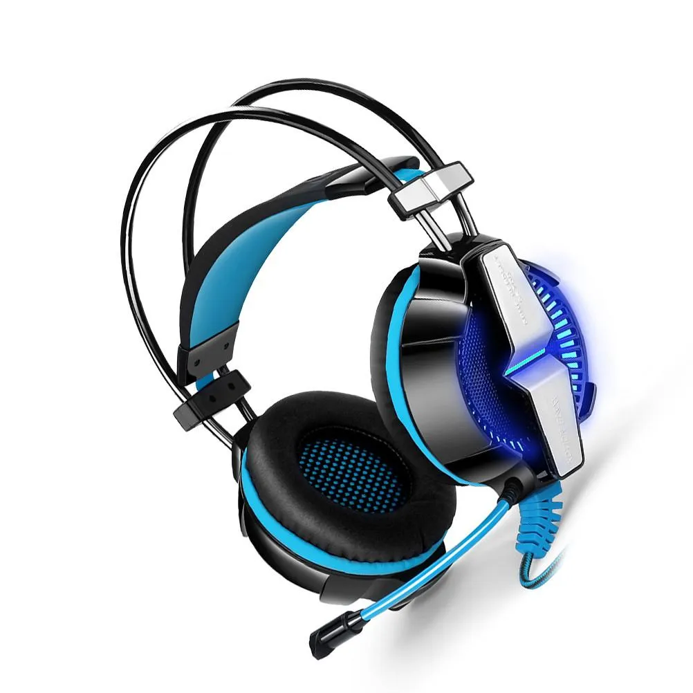 3.5mm In line Control Bass LED Gaming Headphone wi