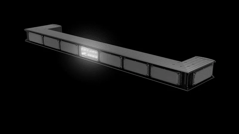 55" 937 Revolution LED Lightbar w/ Emitter - Night Blaze Edition™