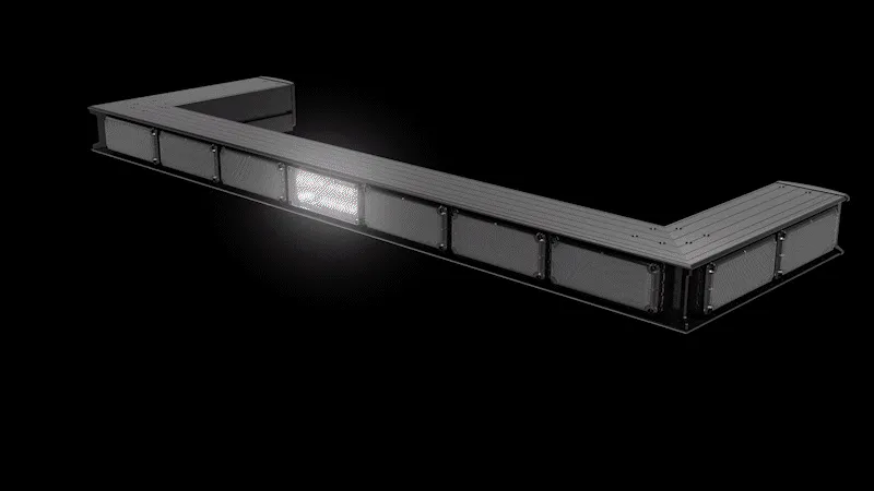 55" 937 Revolution LED Lightbar w/ Emitter - Night Blaze Edition™