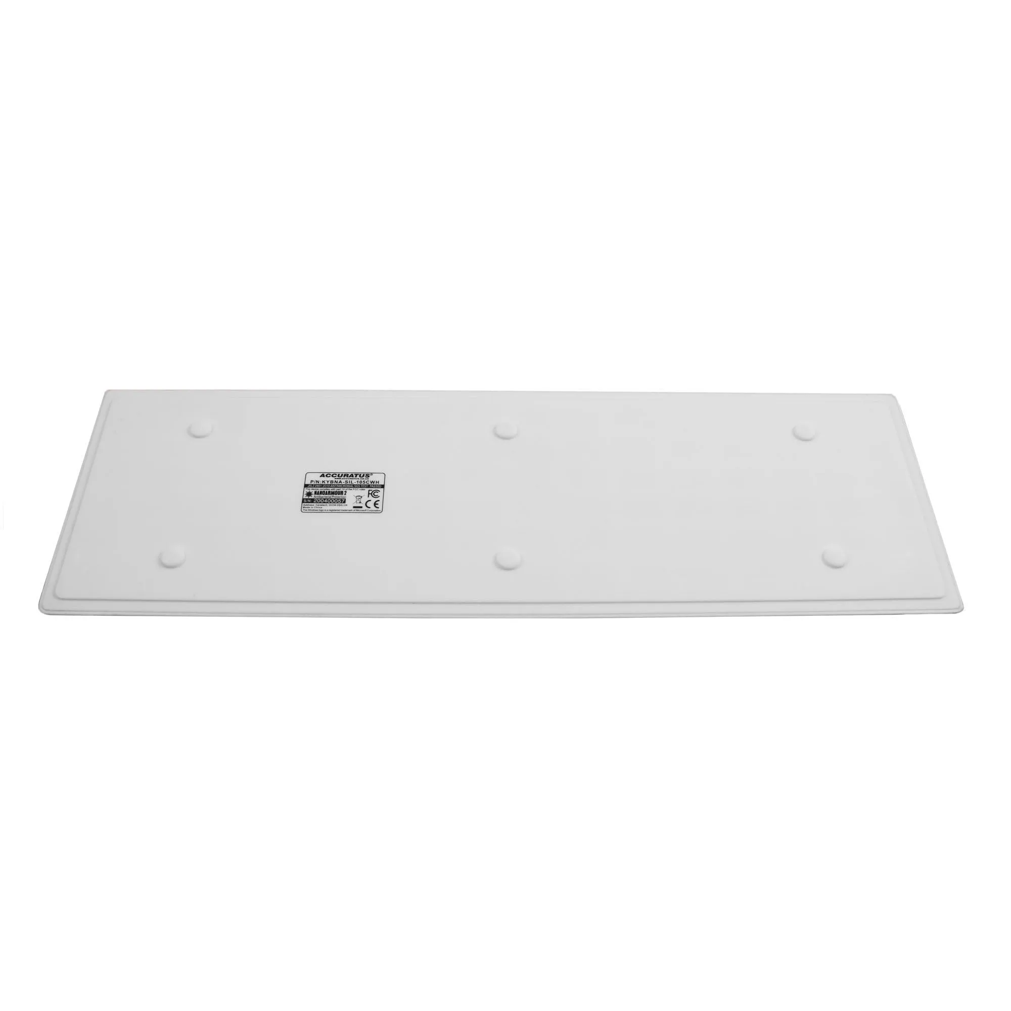 AccuMed 105 Medical/Industrial Waterproof White Keyboard