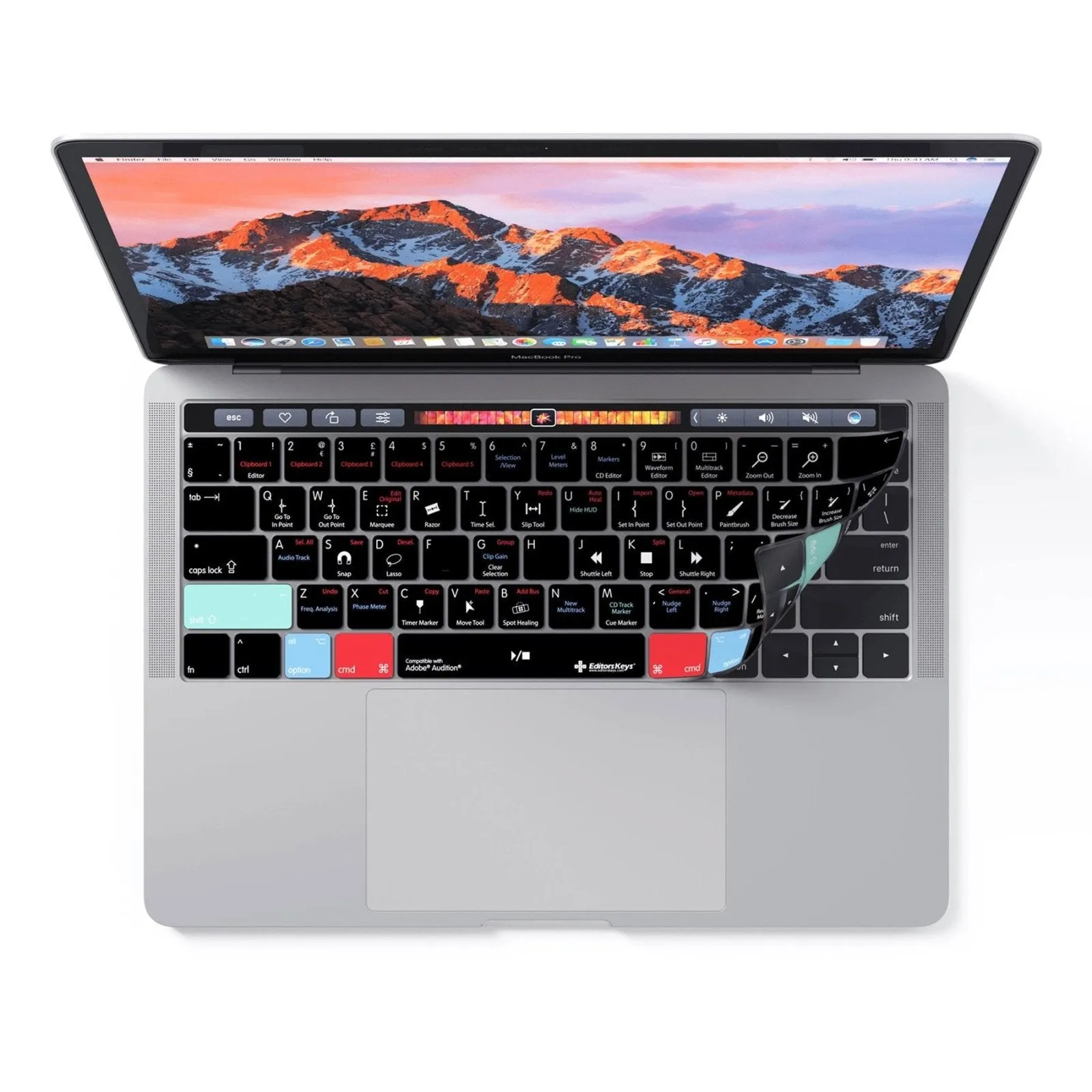 Adobe Audition Keyboard Covers for MacBook and iMac