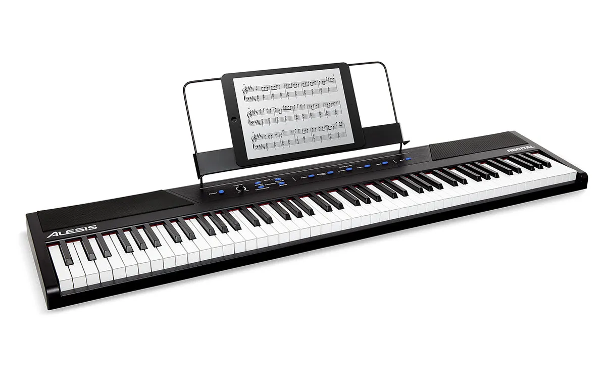 Alesis Recital Piano 88-key premium full-sized semi-weighted keys