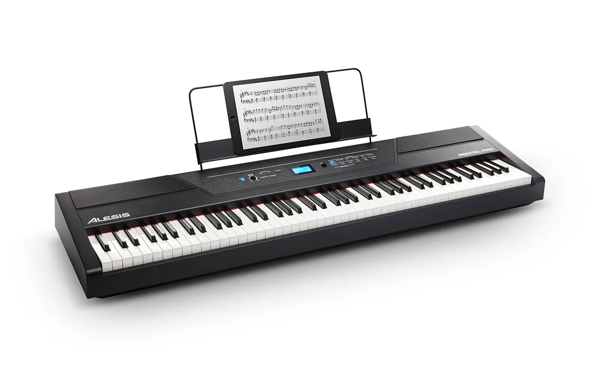 Alesis Recital PRO 88-Key Digital Piano with Hammer-Action Keys