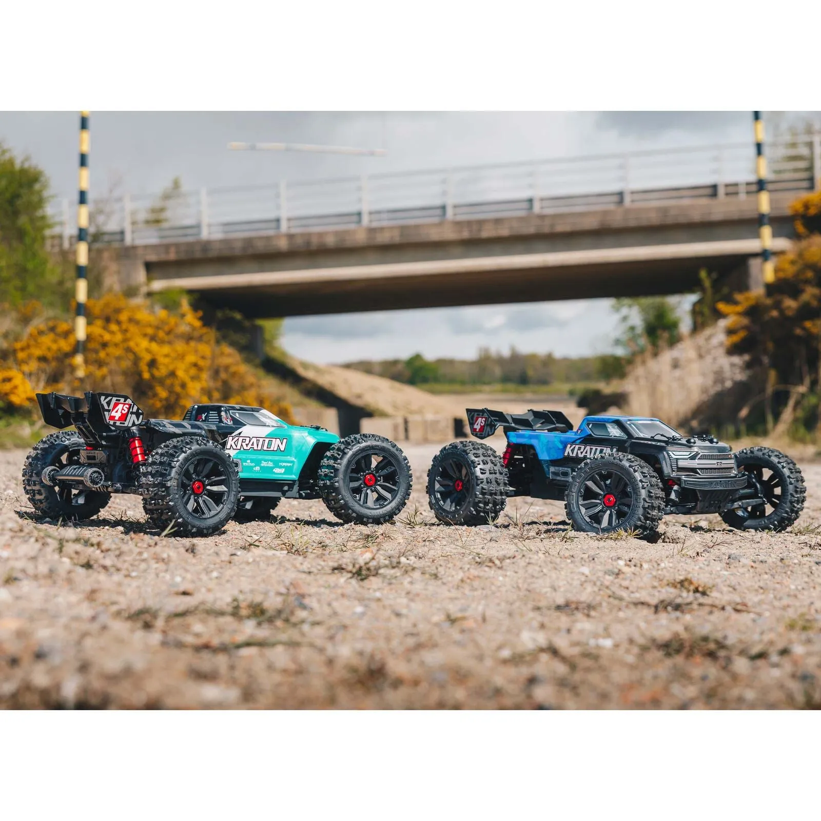 Arrma Kraton V2 4X4 BLX 4S RC Monster Truck Teal/Black ARA4408V2T1