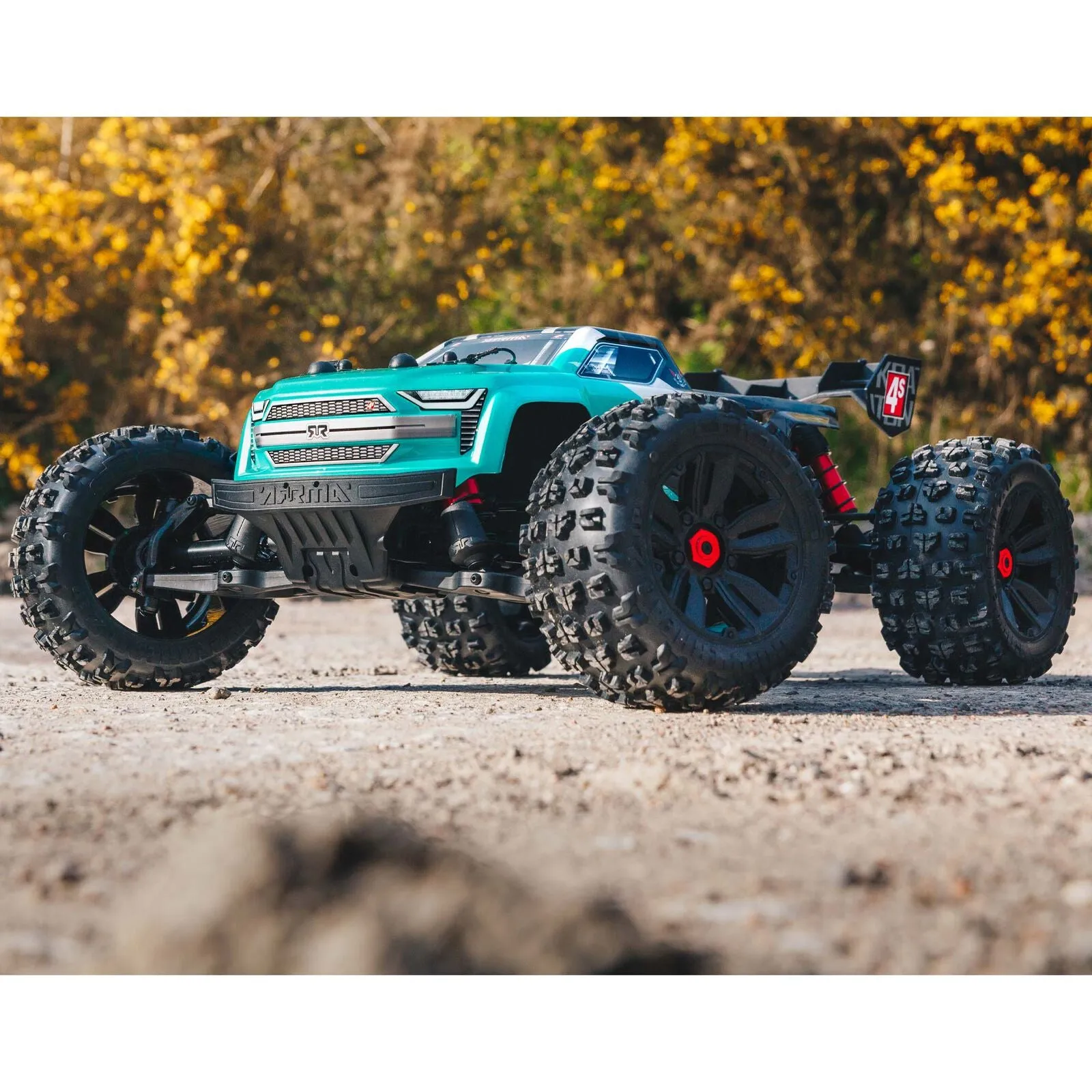 Arrma Kraton V2 4X4 BLX 4S RC Monster Truck Teal/Black ARA4408V2T1