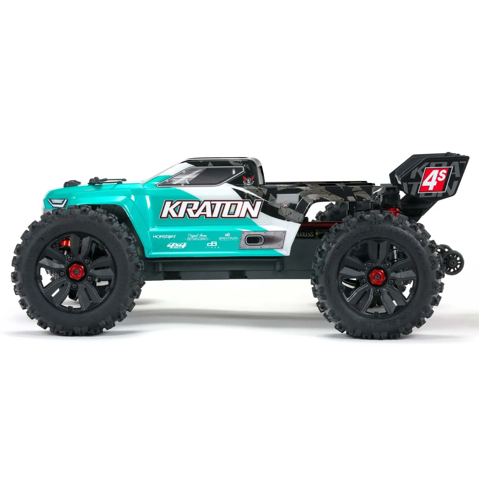 Arrma Kraton V2 4X4 BLX 4S RC Monster Truck Teal/Black ARA4408V2T1