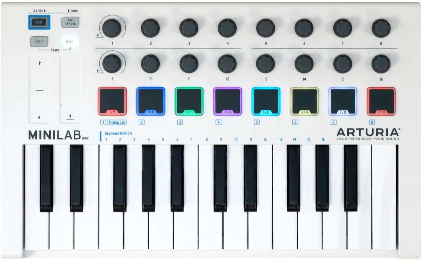 Arturia MiniLab MkII 25 Slim-key Controller
