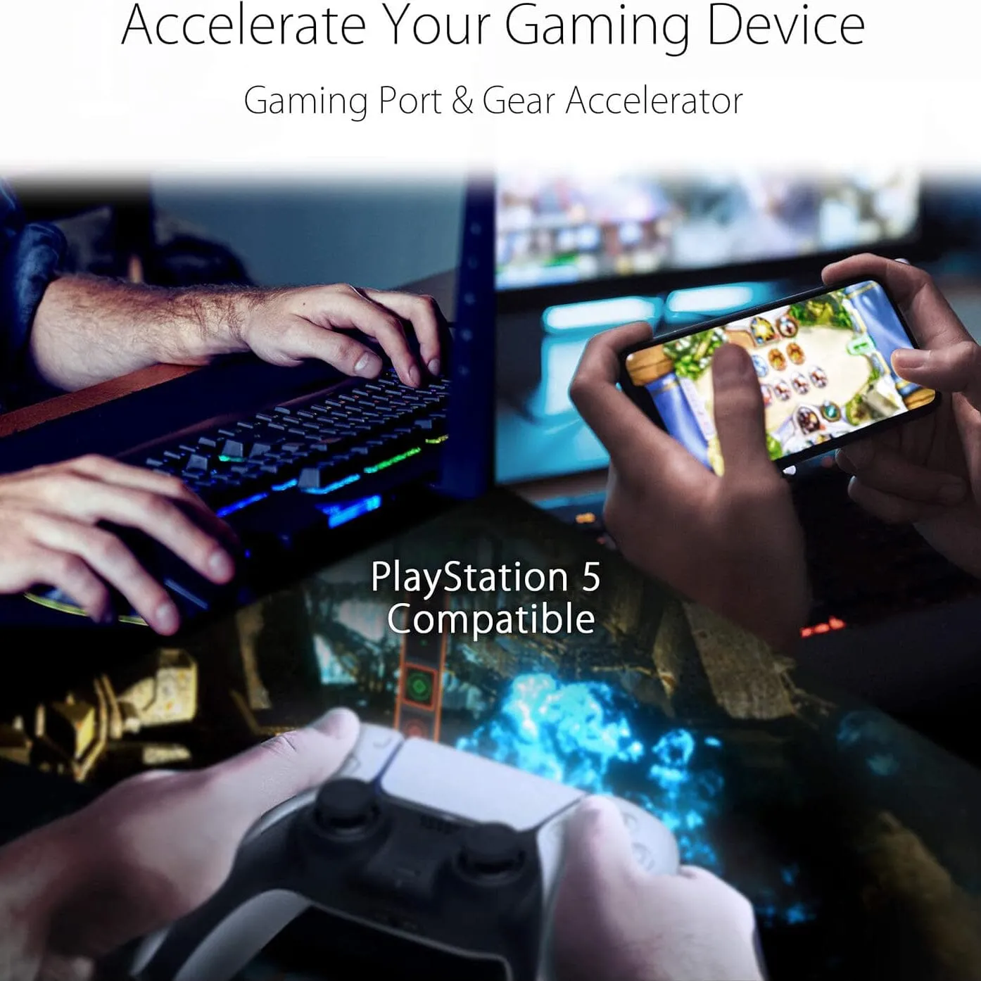ASUS RT-AX82U AX5400 Dual-Band WiFi 6 Gaming Router, Game Acceleration, Mesh Support, Dedicated Port, Mobile Boost, MU-MIMO, Aura RGB (Refurbished)