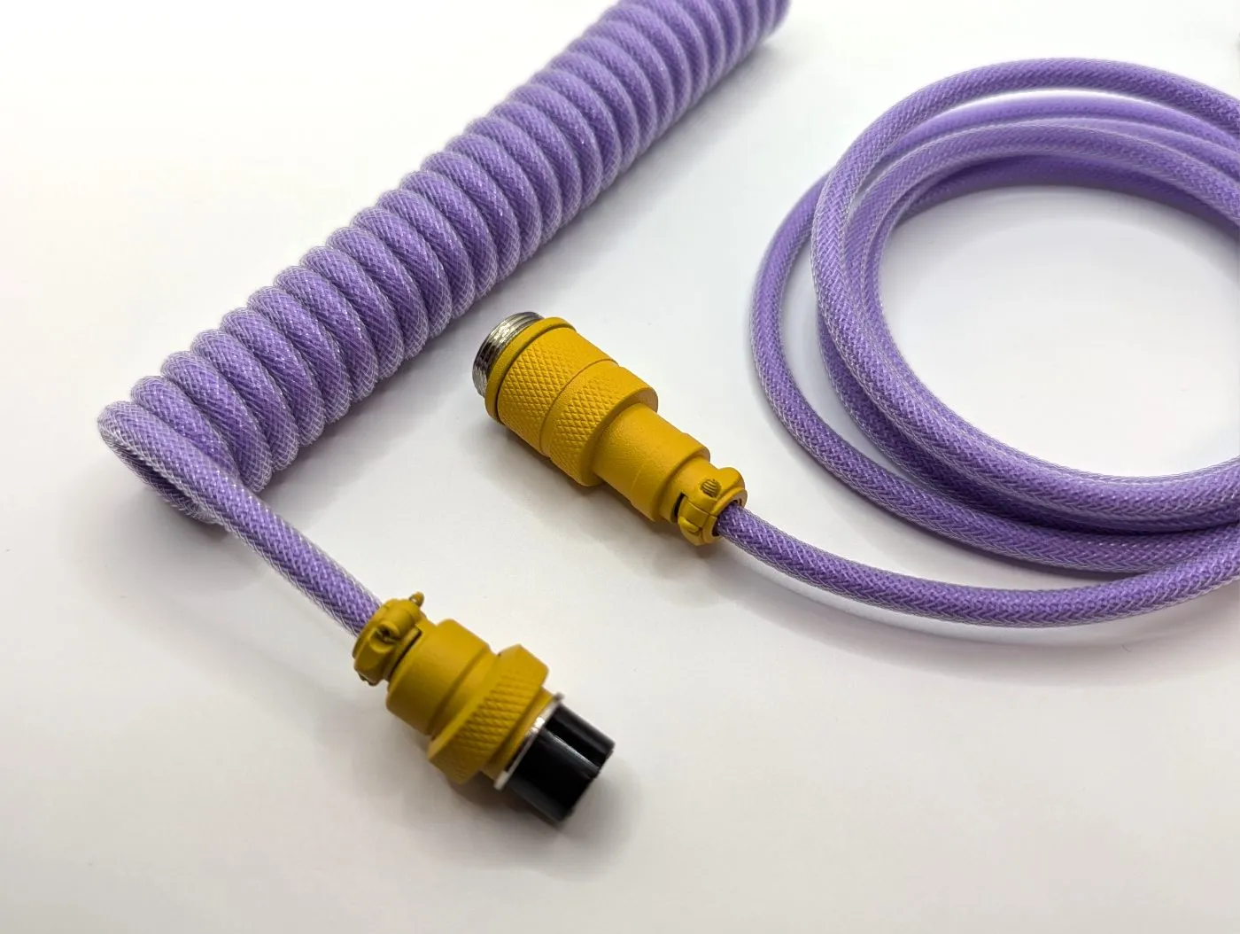 Ausmodshop Coiled Keyboard Cable - Taro