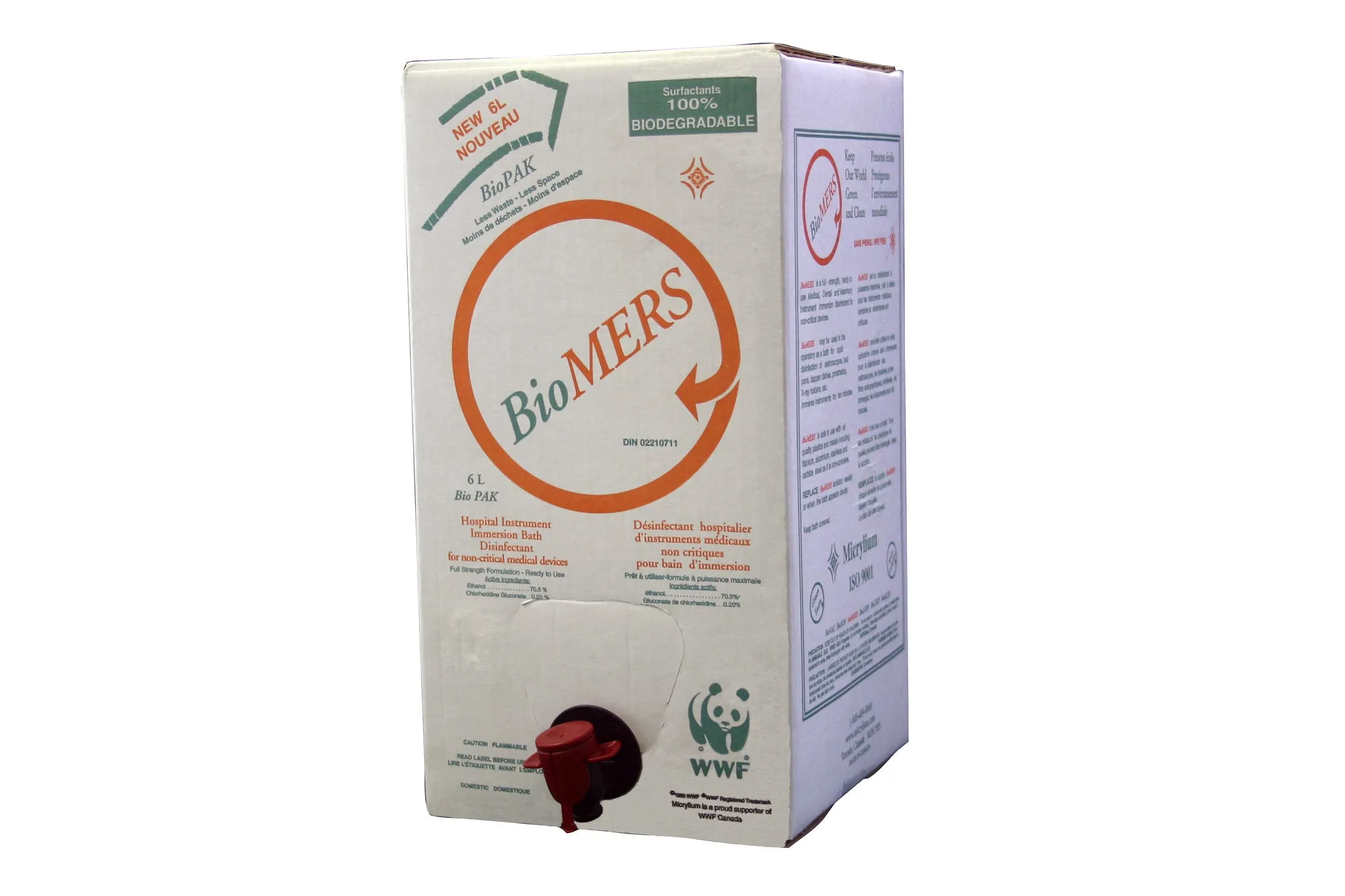 BioMERS 5L Bulk Bag in Box Bx ..Micrylium Labs (02-MERS-005)  - Instrument Disinfectant -Micrylium - Gift Card - $5  4  $7.50