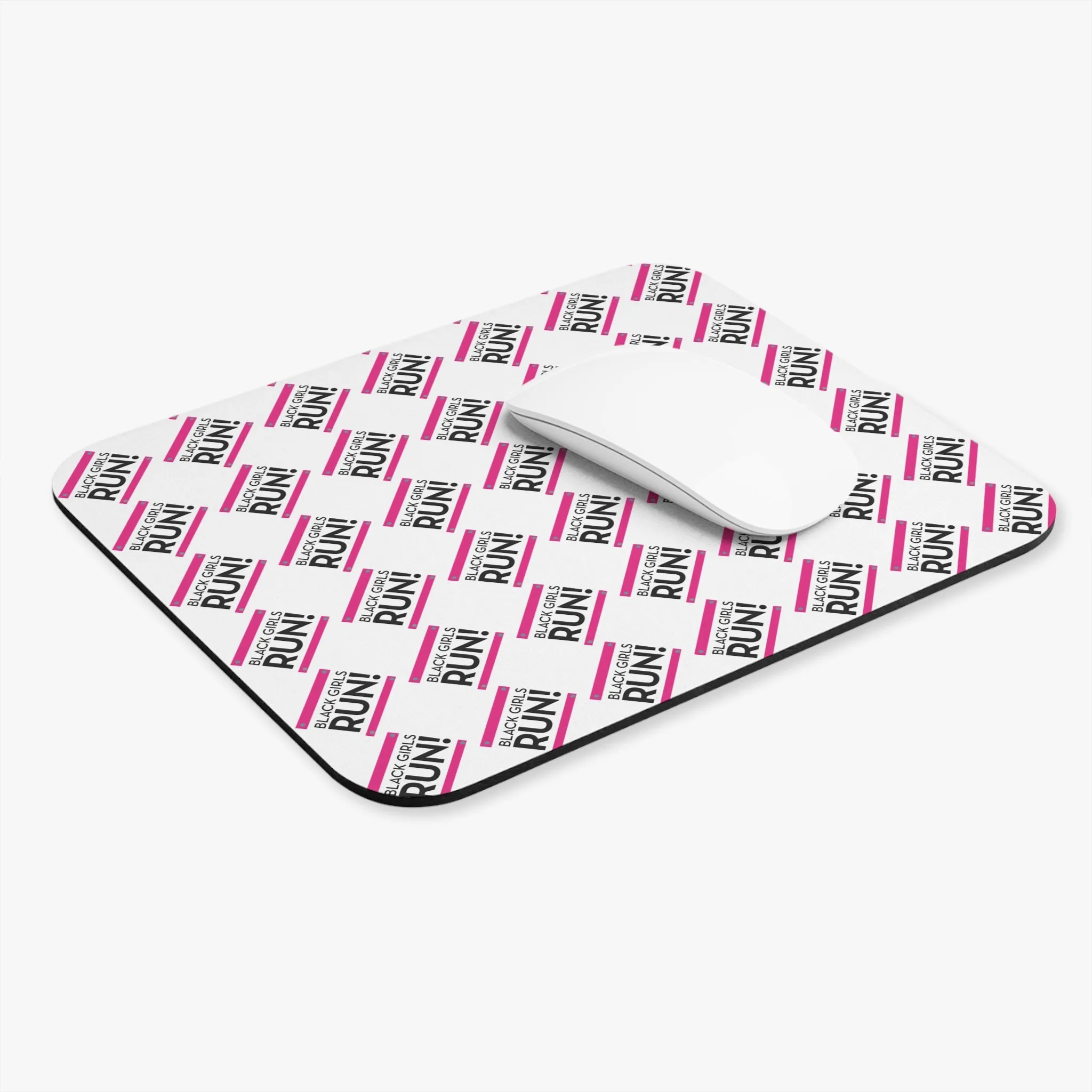Black Girls Run Mouse Pad (Rectangle)