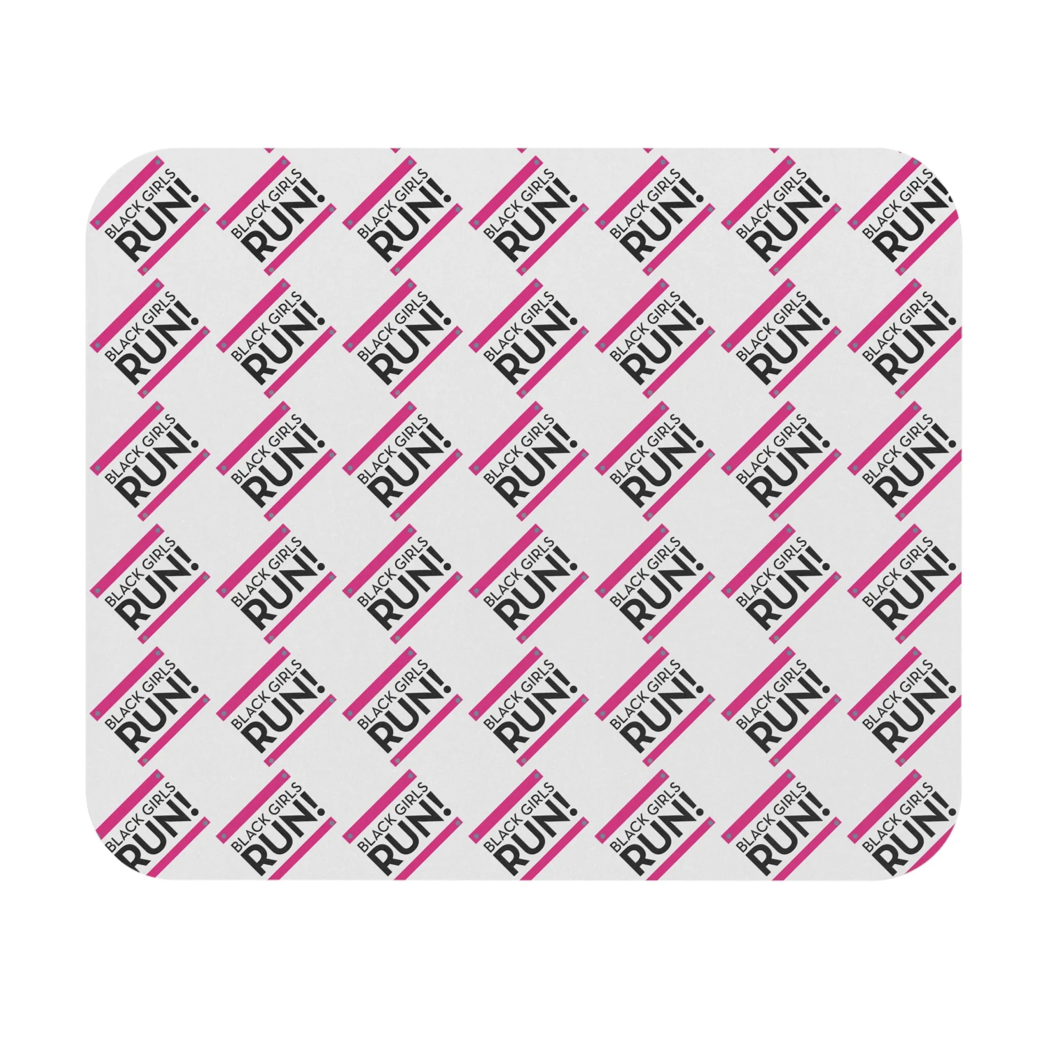 Black Girls Run Mouse Pad (Rectangle)