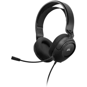 Corsair HS35 v2 Multiplatform Wired Gaming Headset – Flexible Omni-Directional Microphone – Universal 3.5mm Connection – PC, Mac, PS5, PS4, Xbox, Nintendo Switch, Mobile – Carbon