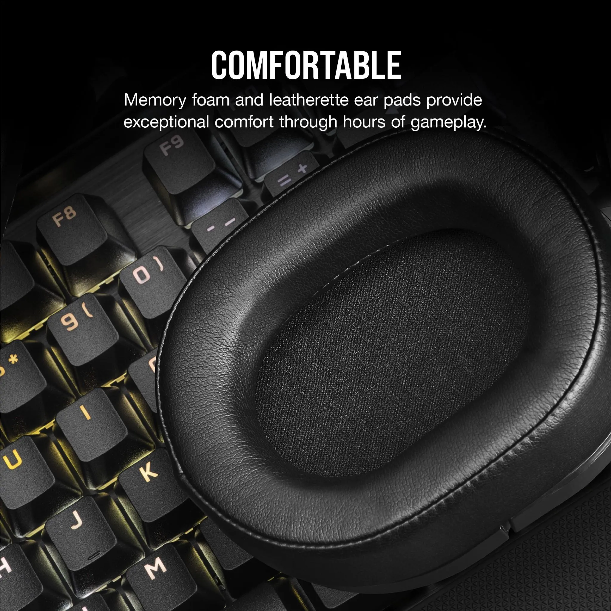 Corsair HS55 Stereo Gaming Headset (White)