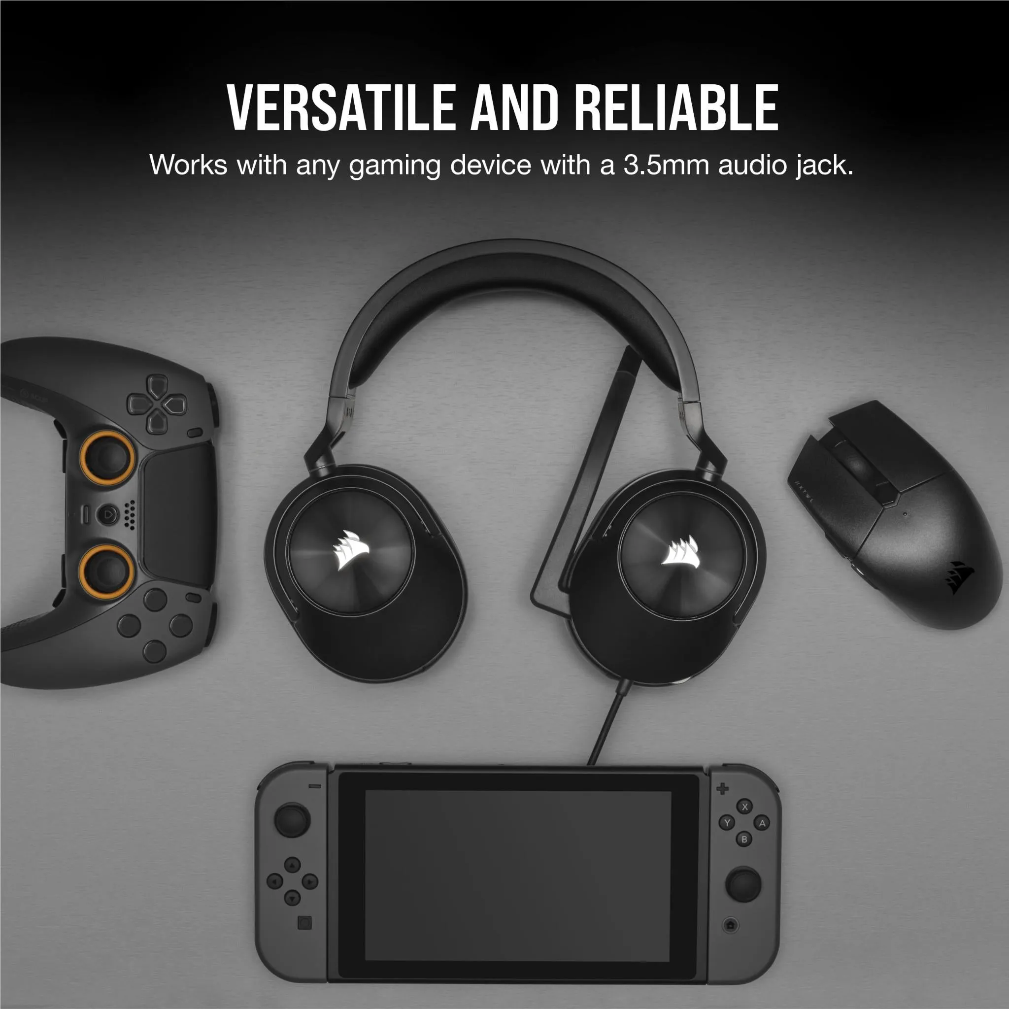 Corsair HS55 Stereo Gaming Headset (White)