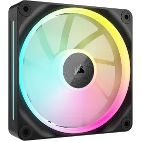 Corsair iCUE LINK LX120 RGB 120mm PWM Fan - Single Pack, Dual Light Loops, AirGuide Technology - Black