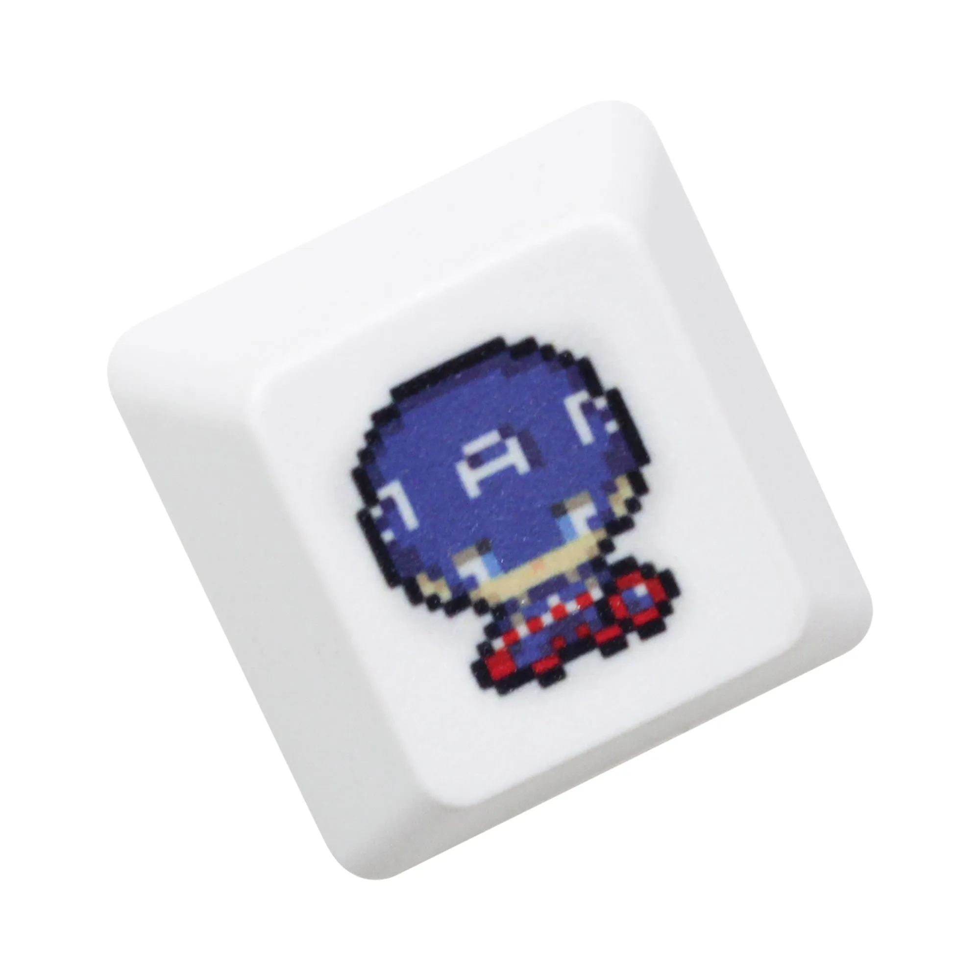 Cute little Hero Keycap Meme Keycap Dye Subbed keycaps for mx stem Gaming Mechanical Keyboards Funny OEM Profile ESC Keycap Only