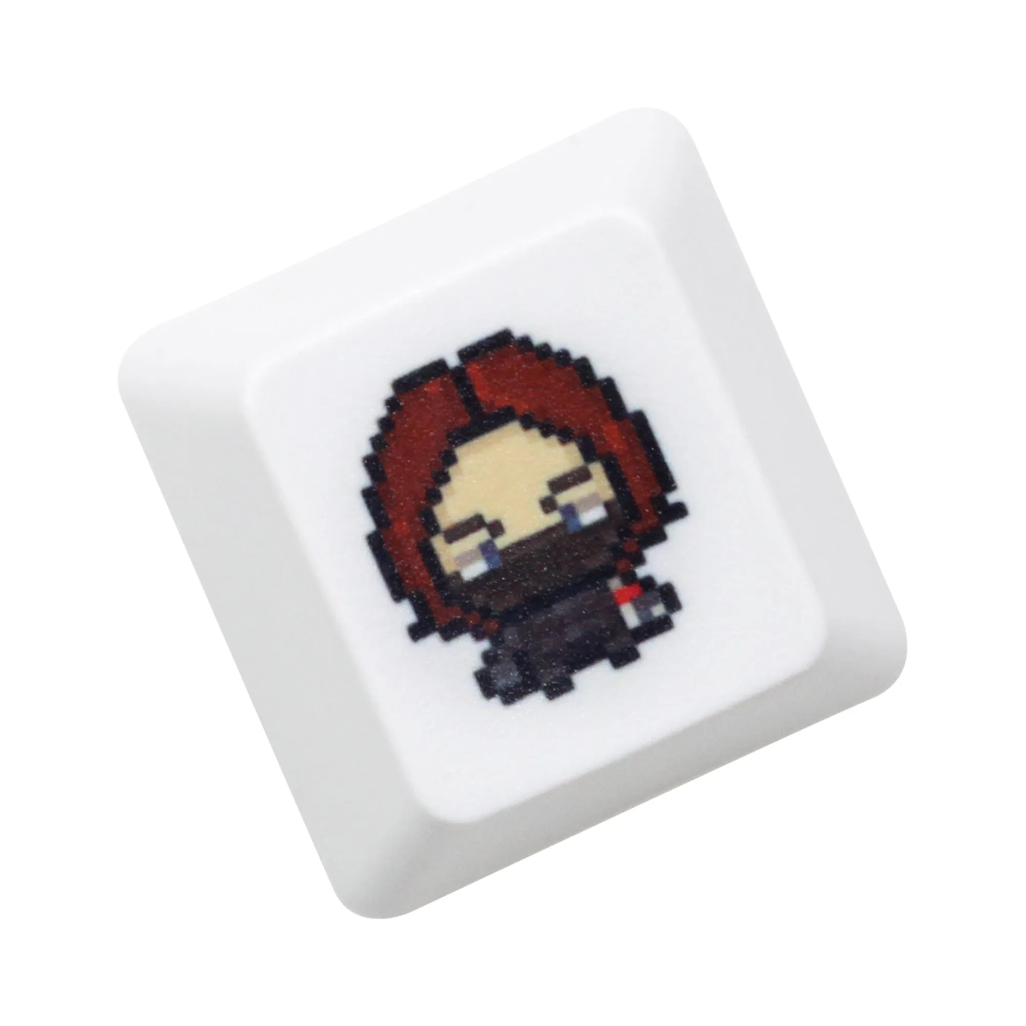 Cute little Hero Keycap Meme Keycap Dye Subbed keycaps for mx stem Gaming Mechanical Keyboards Funny OEM Profile ESC Keycap Only