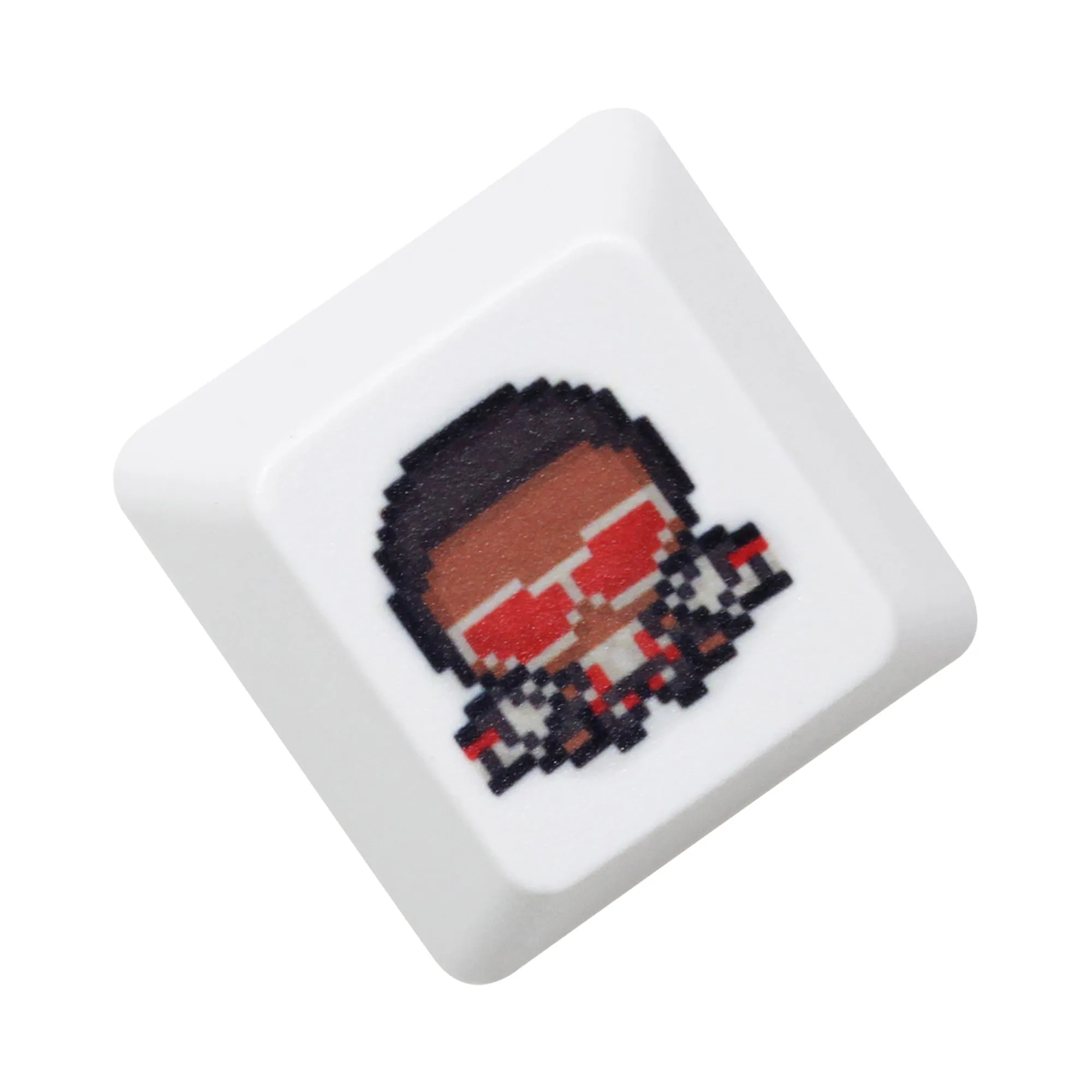 Cute little Hero Keycap Meme Keycap Dye Subbed keycaps for mx stem Gaming Mechanical Keyboards Funny OEM Profile ESC Keycap Only