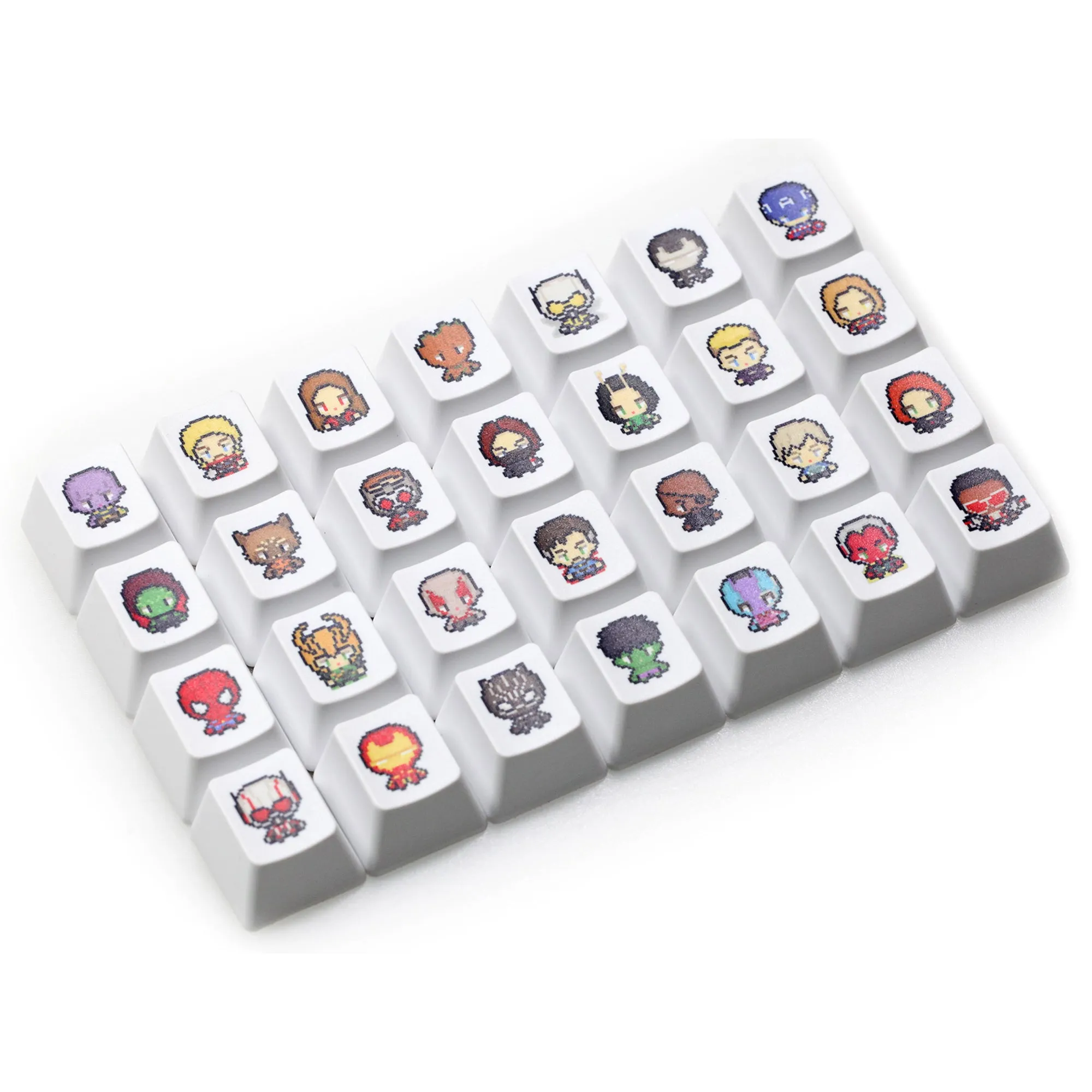 Cute little Hero Keycap Meme Keycap Dye Subbed keycaps for mx stem Gaming Mechanical Keyboards Funny OEM Profile ESC Keycap Only
