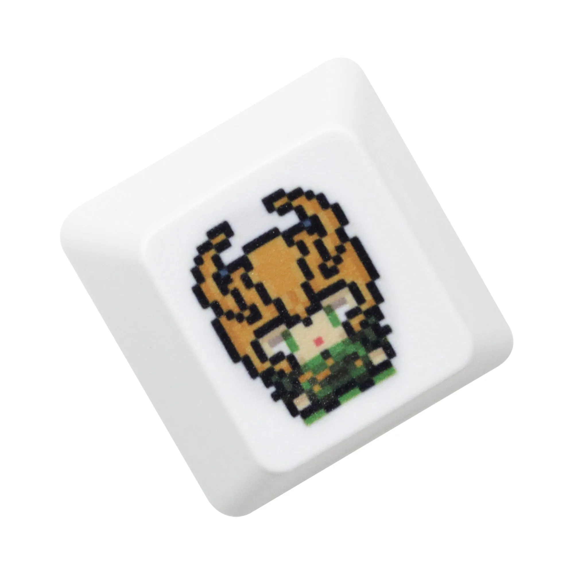 Cute little Hero Keycap Meme Keycap Dye Subbed keycaps for mx stem Gaming Mechanical Keyboards Funny OEM Profile ESC Keycap Only