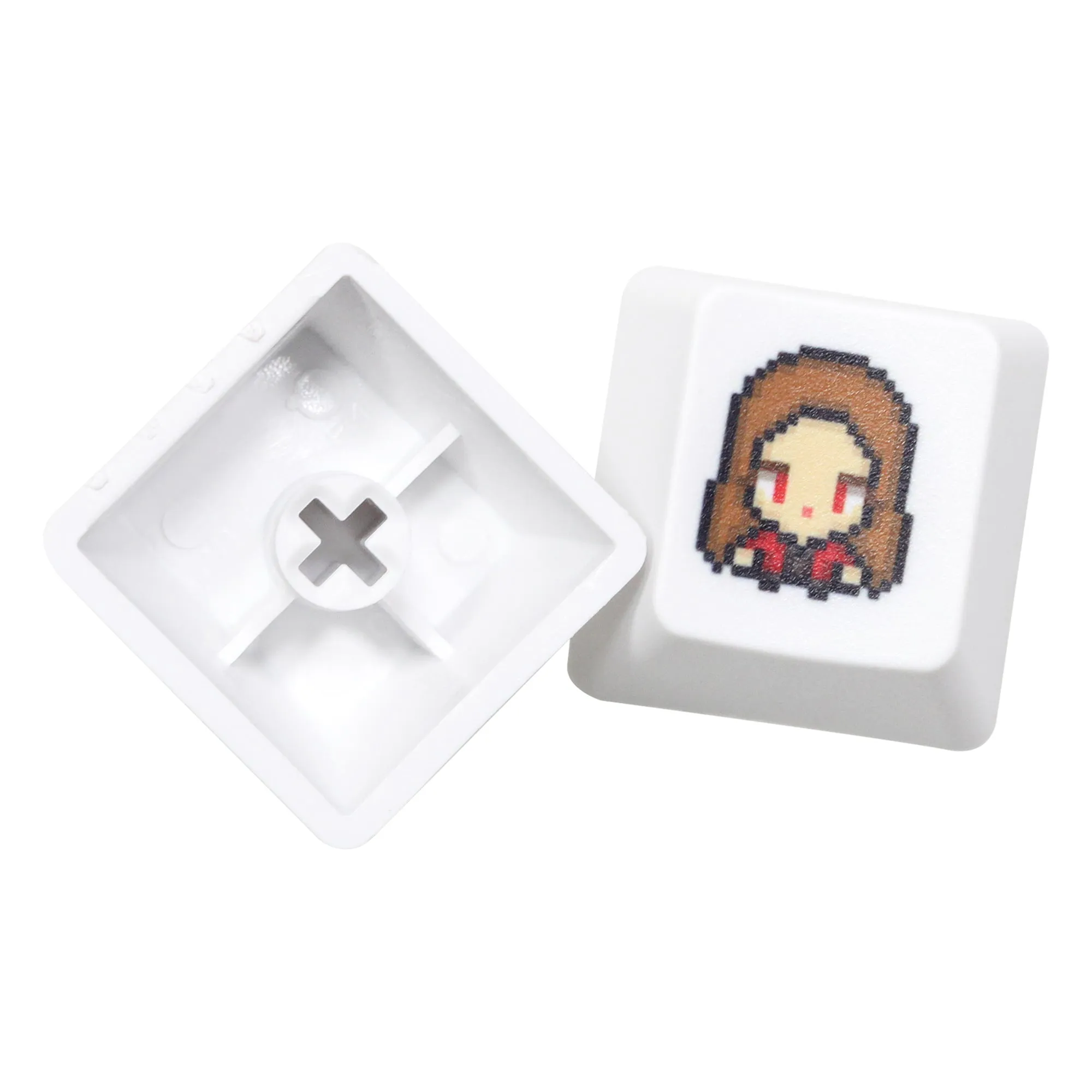 Cute little Hero Keycap Meme Keycap Dye Subbed keycaps for mx stem Gaming Mechanical Keyboards Funny OEM Profile ESC Keycap Only