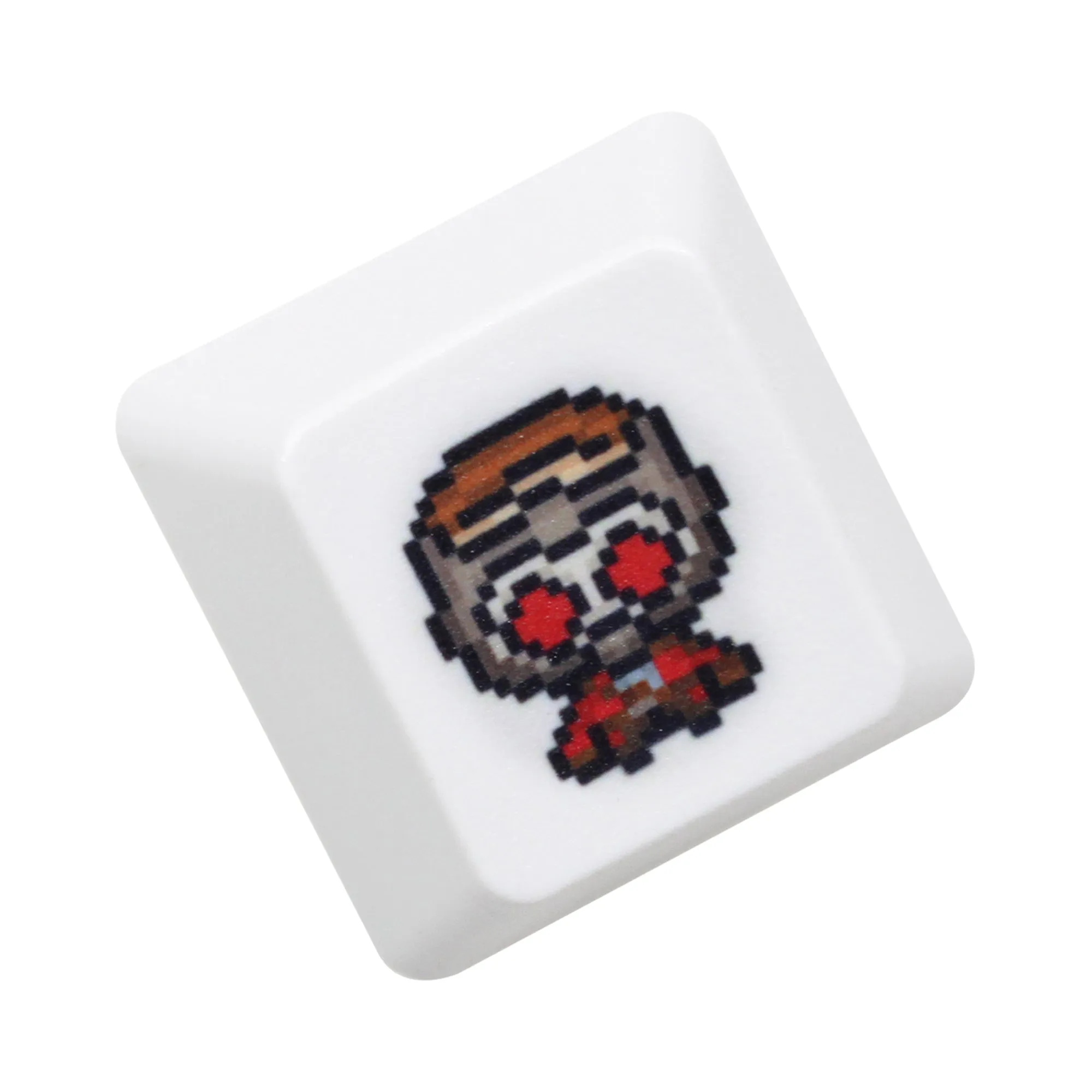 Cute little Hero Keycap Meme Keycap Dye Subbed keycaps for mx stem Gaming Mechanical Keyboards Funny OEM Profile ESC Keycap Only