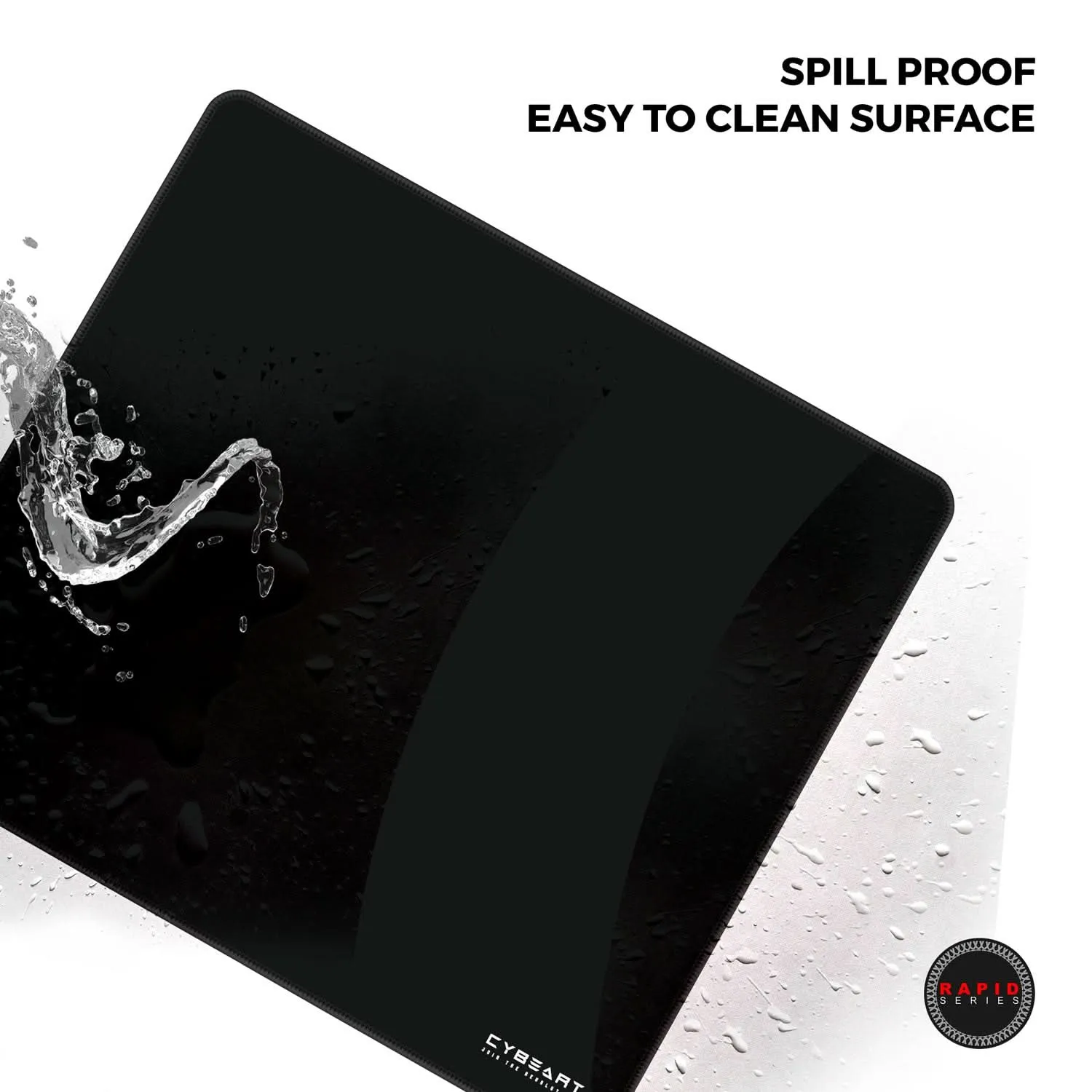 CYBEART GHOST (BLACK) GAMING MOUSE PAD RAPID SERIES 300 MM (M)