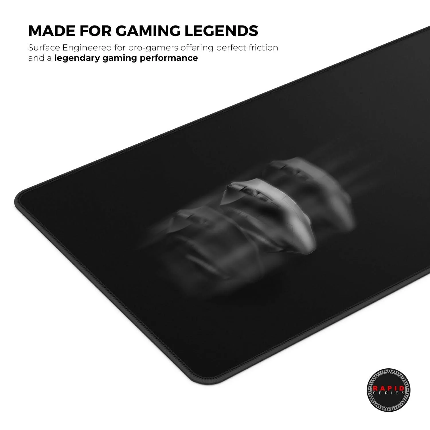 CYBEART GHOST (BLACK) GAMING MOUSE PAD RAPID SERIES 300 MM (M)