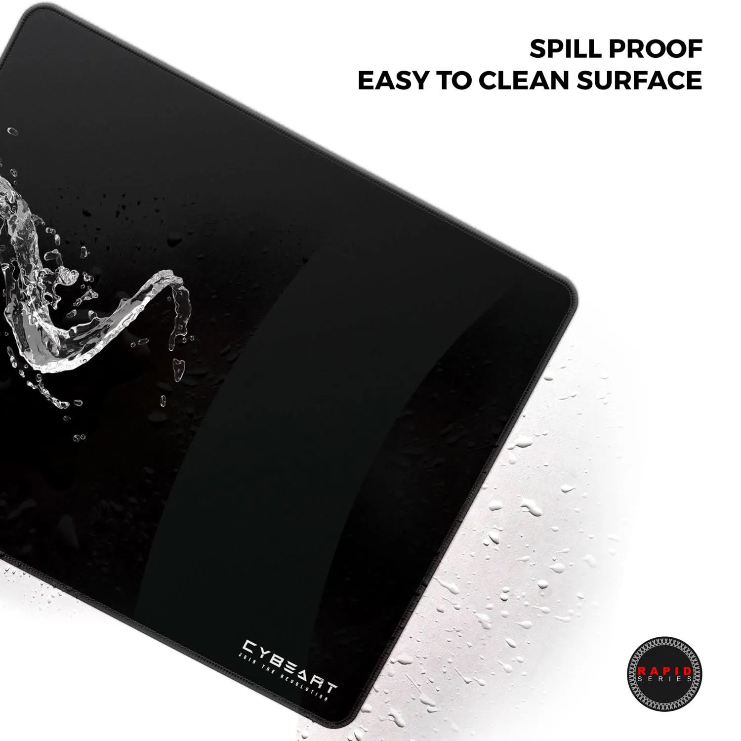 CYBEART GHOST (BLACK) GAMING MOUSE PAD RAPID SERIES 300 MM (M)