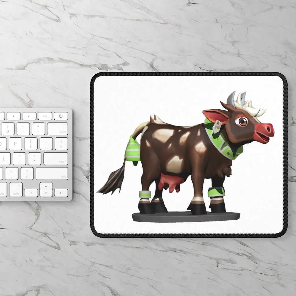 Dark Brown Cow Gaming Mouse Pad