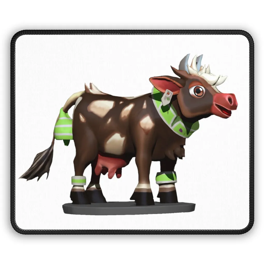 Dark Brown Cow Gaming Mouse Pad