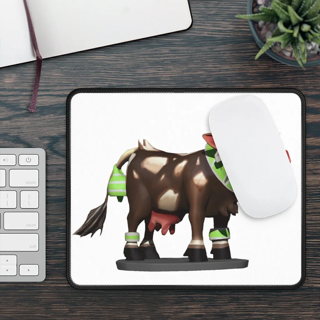 Dark Brown Cow Gaming Mouse Pad