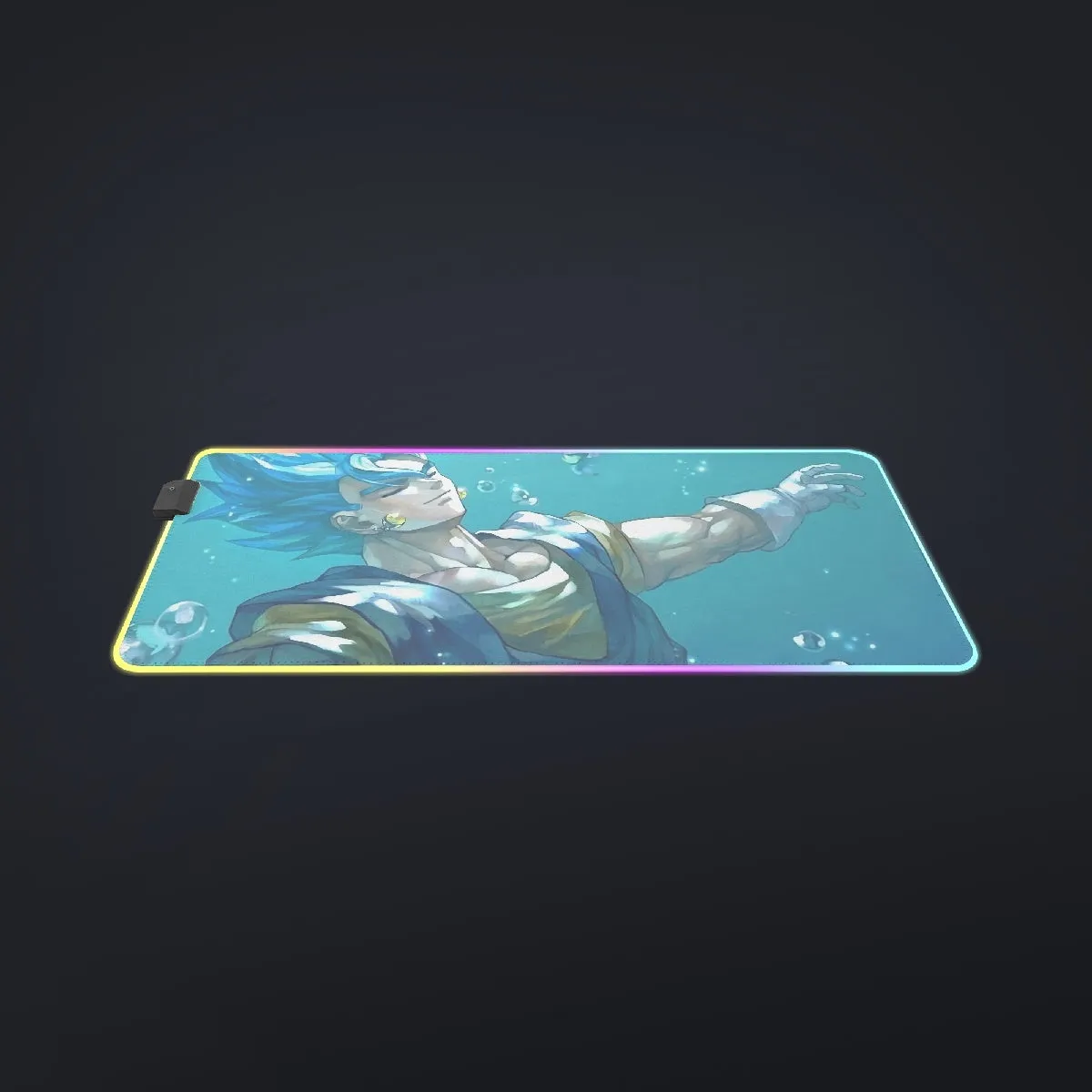 DBZ Relax Gogeta Ocean Blue Saiyan SSGSS Dope Design cool LED  Mouse Pad