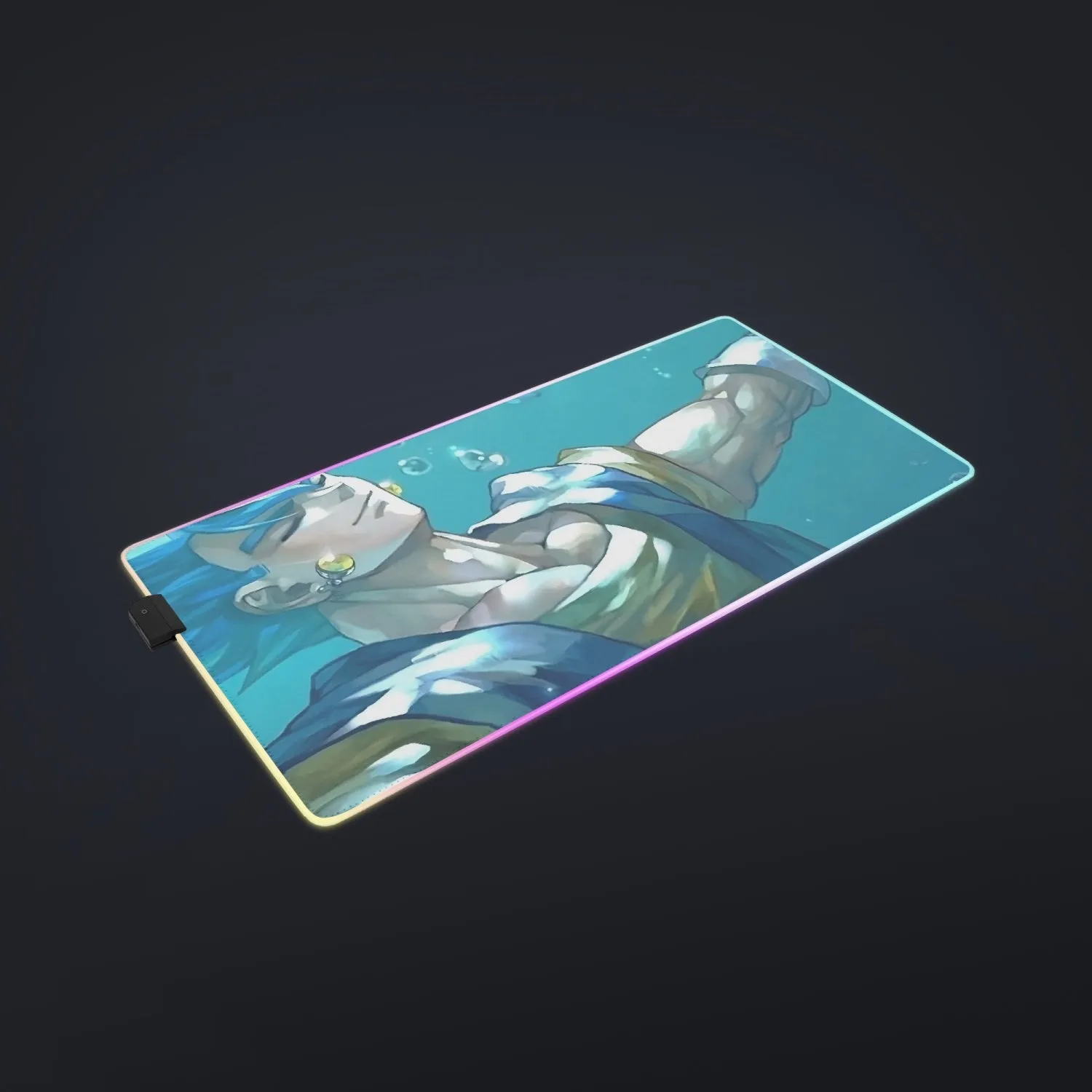 DBZ Relax Gogeta Ocean Blue Saiyan SSGSS Dope Design cool LED  Mouse Pad