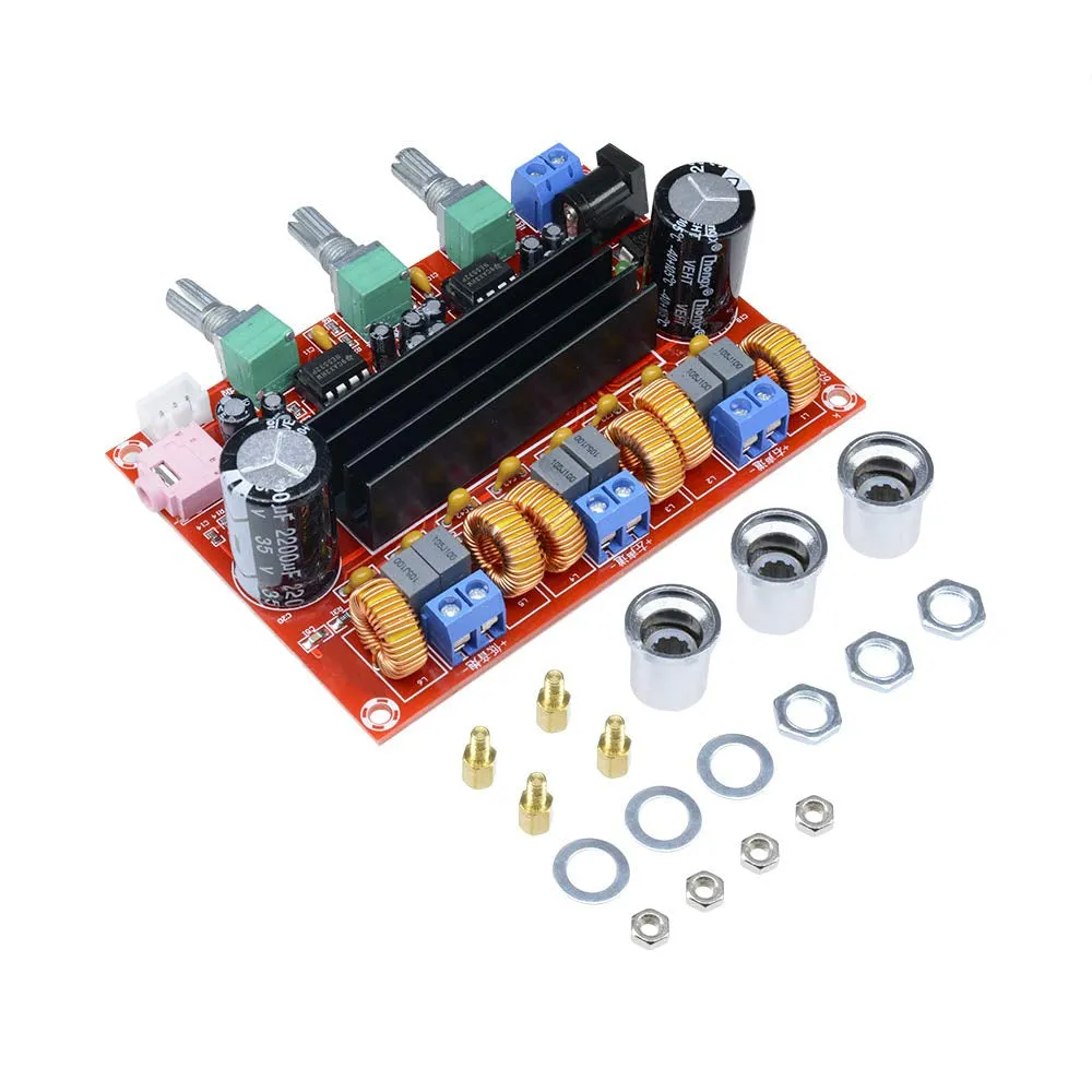 DC12-24V TPA3116D2 2.1 2x 50W   100W Channel Digital Subwoofer Power Amplifier Board