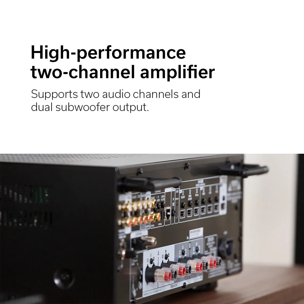 Denon DRA-900H 2.1 Channel 8K Stereo AV Receiver with HEOS Built-In