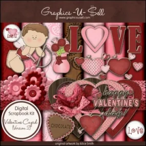 Download - Valentine Cupid 2 Digital Scrap Kit