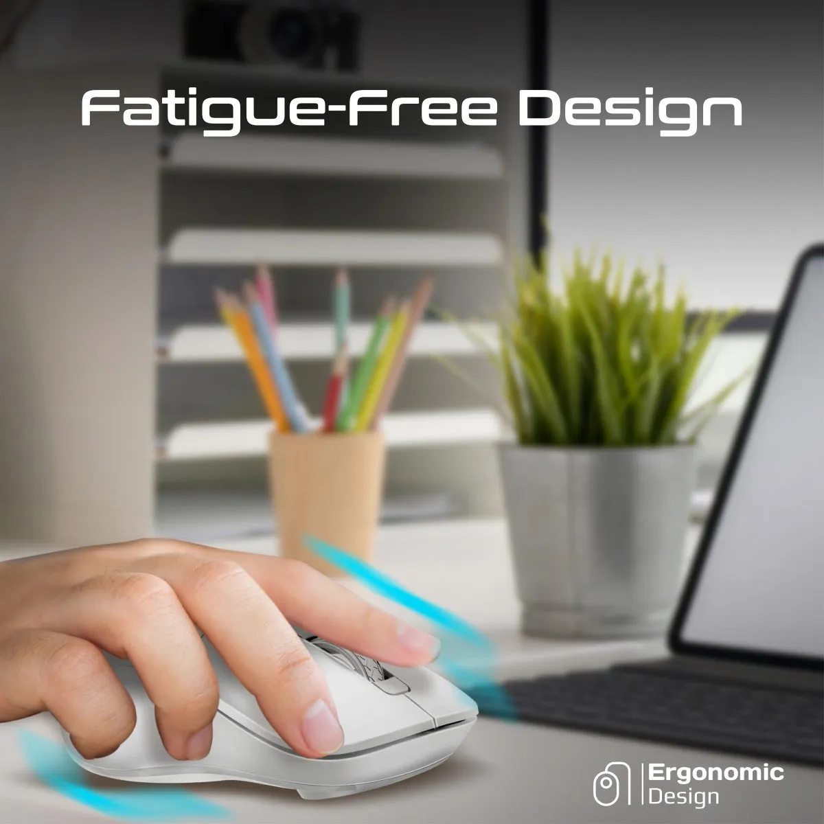 Dual Mode Rechargeable Wireless Mouse with BT & RF Connectivity