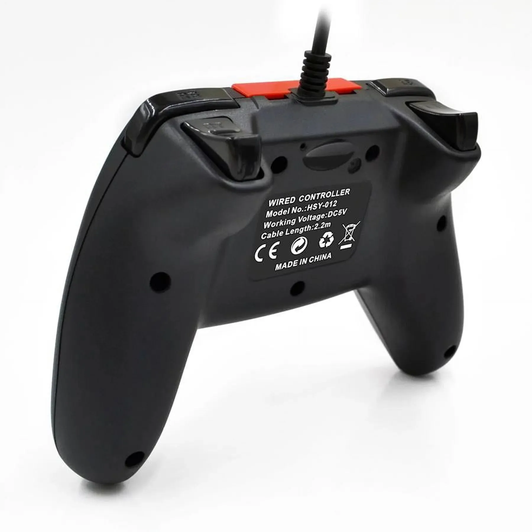 Ematic NSWC012W Nintendo Switch Wired Controller (Black) - New