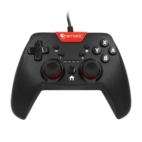 Ematic NSWC012W Nintendo Switch Wired Controller (Black) - New