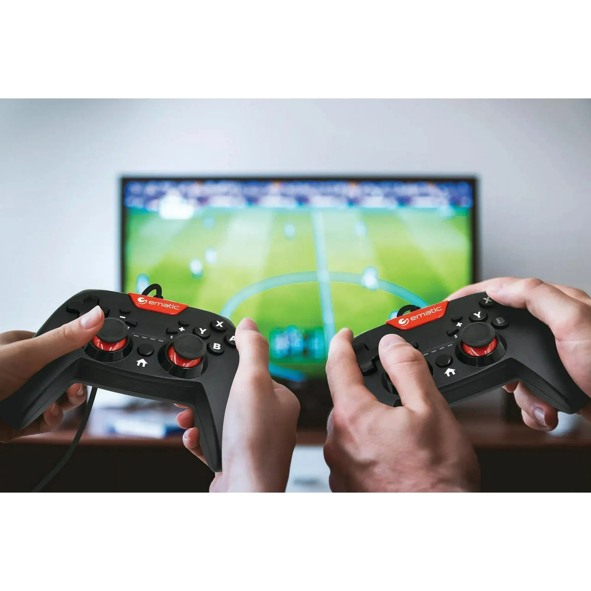 Ematic NSWC012W Nintendo Switch Wired Controller (Black) - New