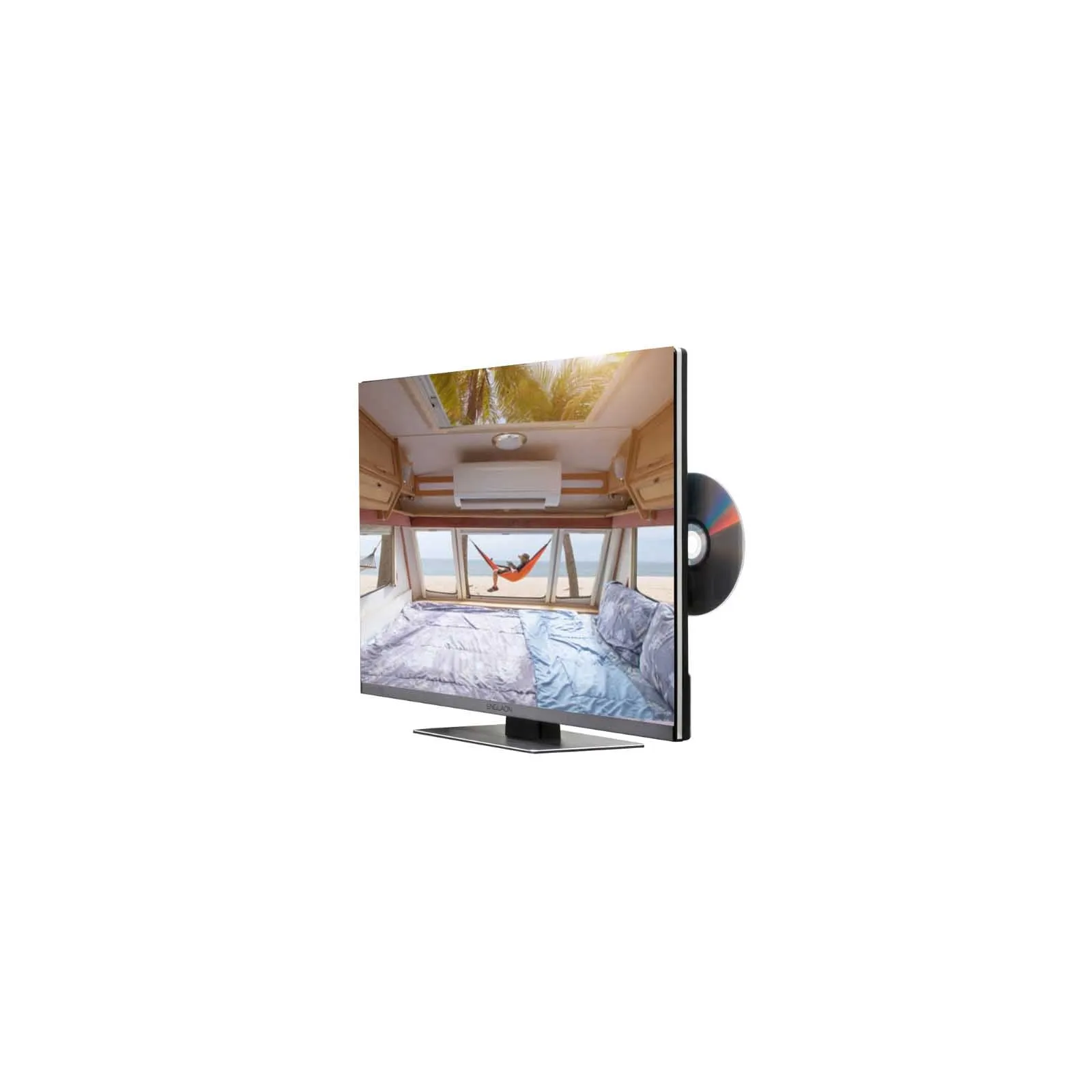 Englaon Frameless 24″ Full HD Smart 12V TV Chromecast With Built-in DVD Player