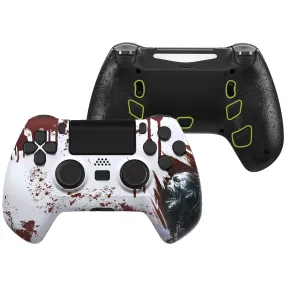eXtremeRate DECADE Tournament Controller (DTC) Upgrade Kit for PS4 Controller JDM-040/050/055 - Blood Zombie