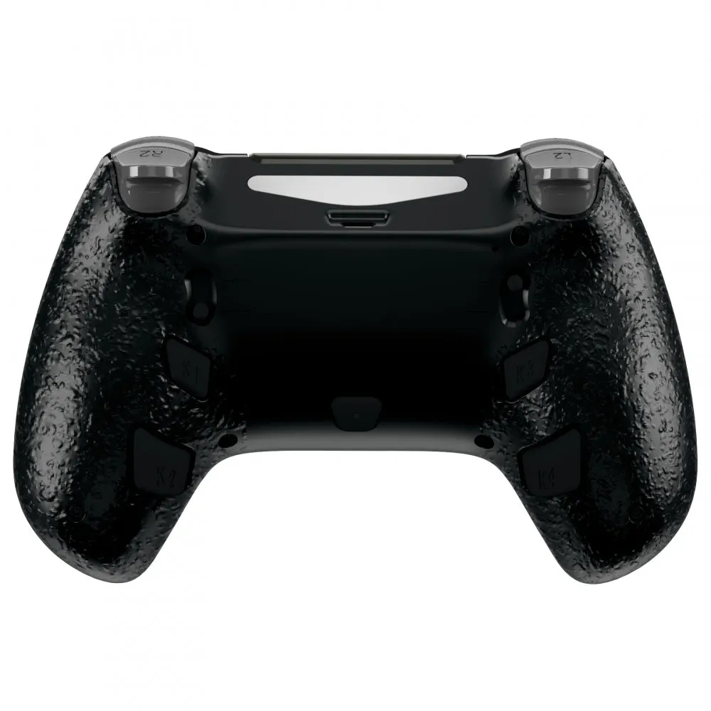 eXtremeRate Scarlet Red DECADE Tournament Controller (DTC) Upgrade Kit for PS4 Controller JDM-040/050/055, Upgrade Board & Ergonomic Shell & Back Buttons & Trigger Stops - Controller NOT Included - P4MG001