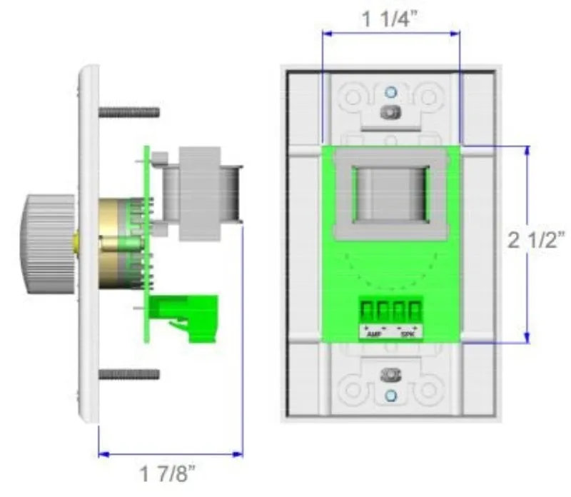 FACTOR VC-25 Commercial 25/70 Volt Volume Control